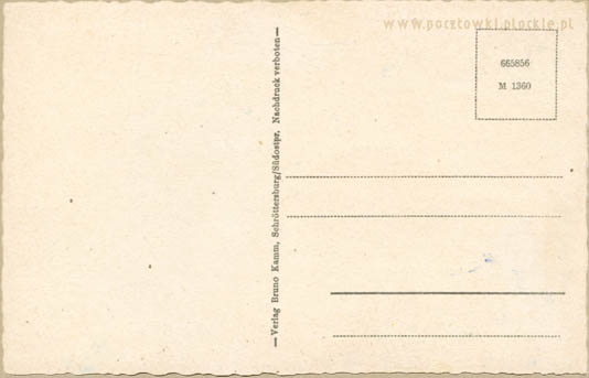 rewers karty pocztowej