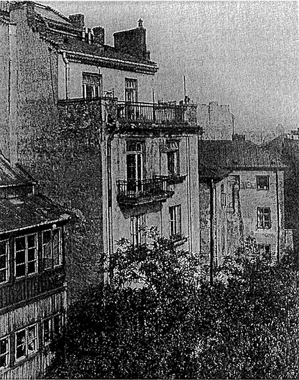 Kanonia 14 - elewacja od strony Wisły, fot. H. Poddębski, 1916 r.
