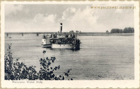 Warszawa. Widok Wis�y.