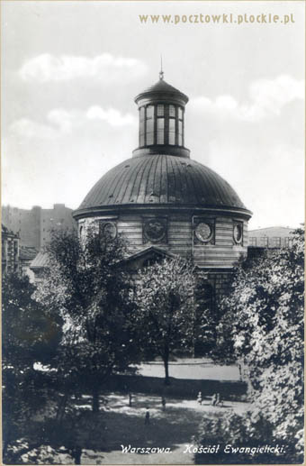 Warszawa. Ko�ci� Ewangielicki.