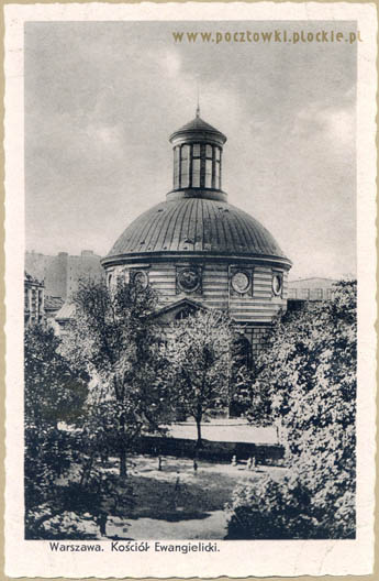 warszawa. Ko�ci� Ewangielicki.